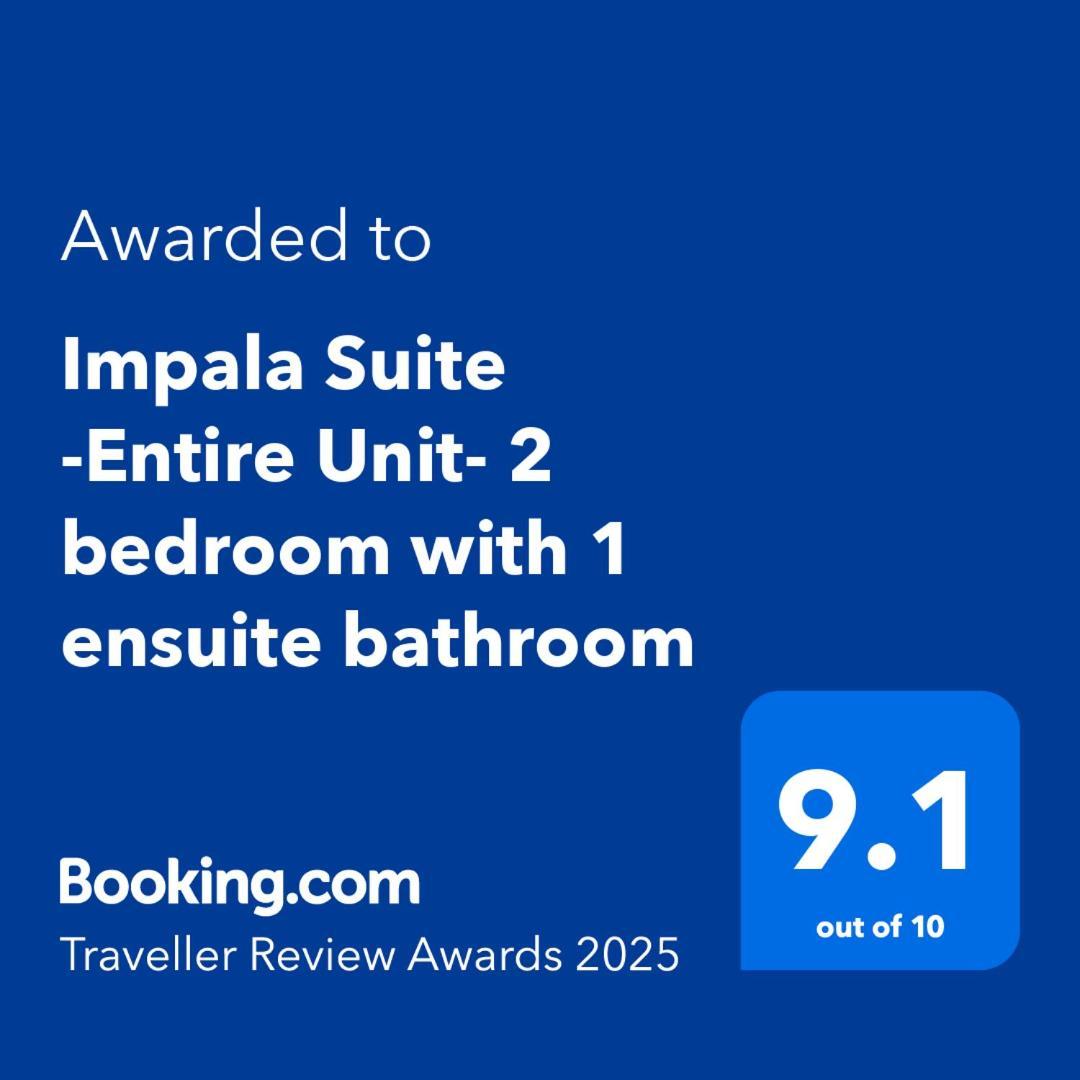 Impala Suite -Entire Unit- 2 Bedroom With 1 Ensuite Bathroom Ladysmith Eksteriør billede